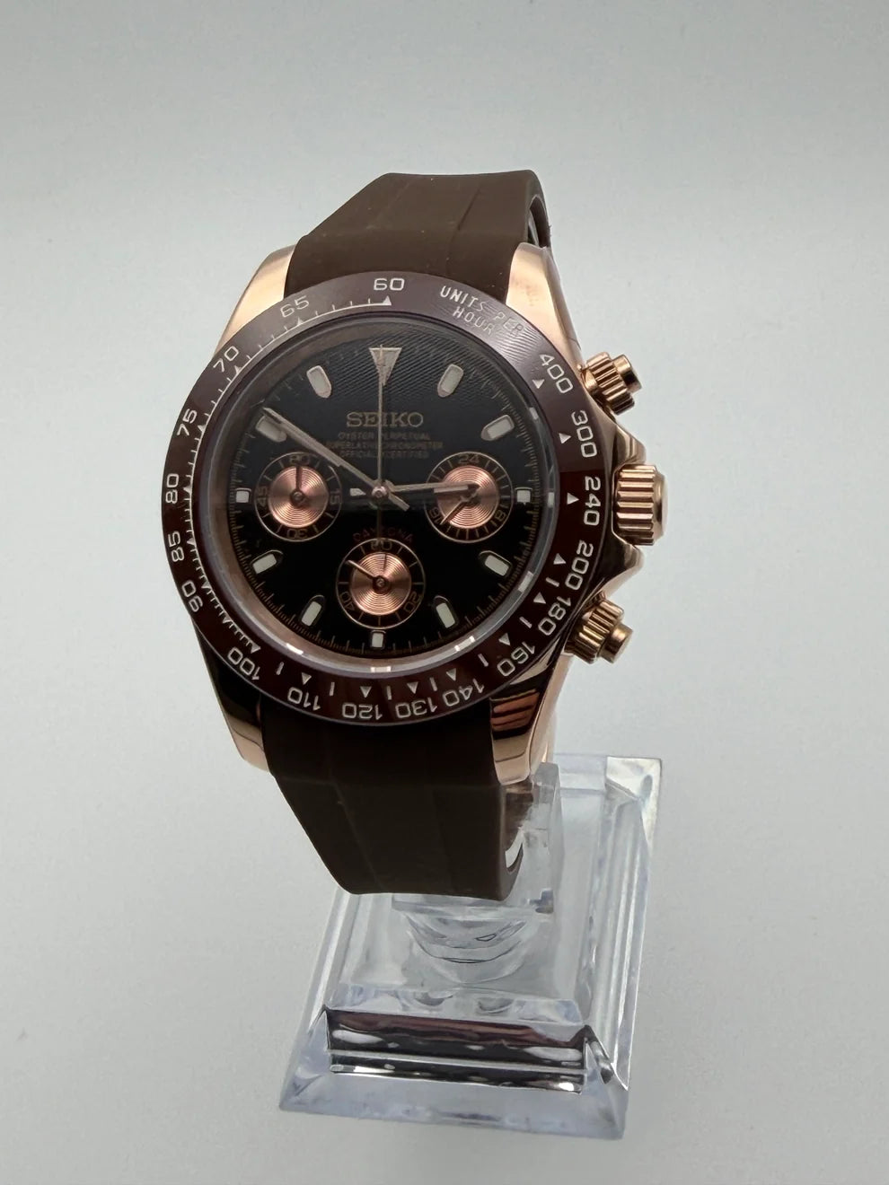 seiko caramel mocha brown dial