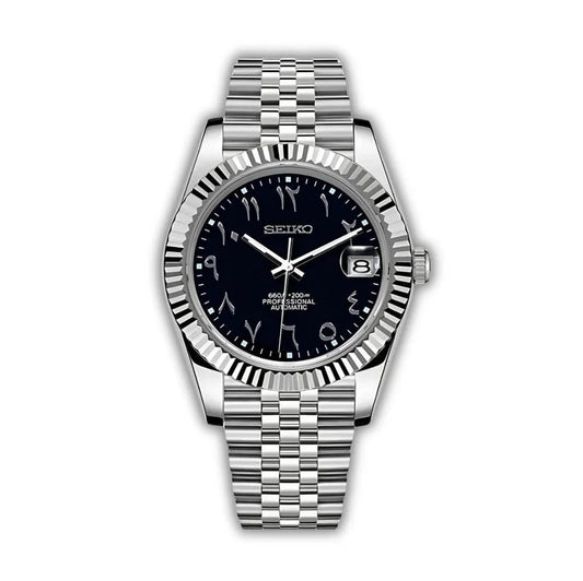 Seiko Black Arabic Dial